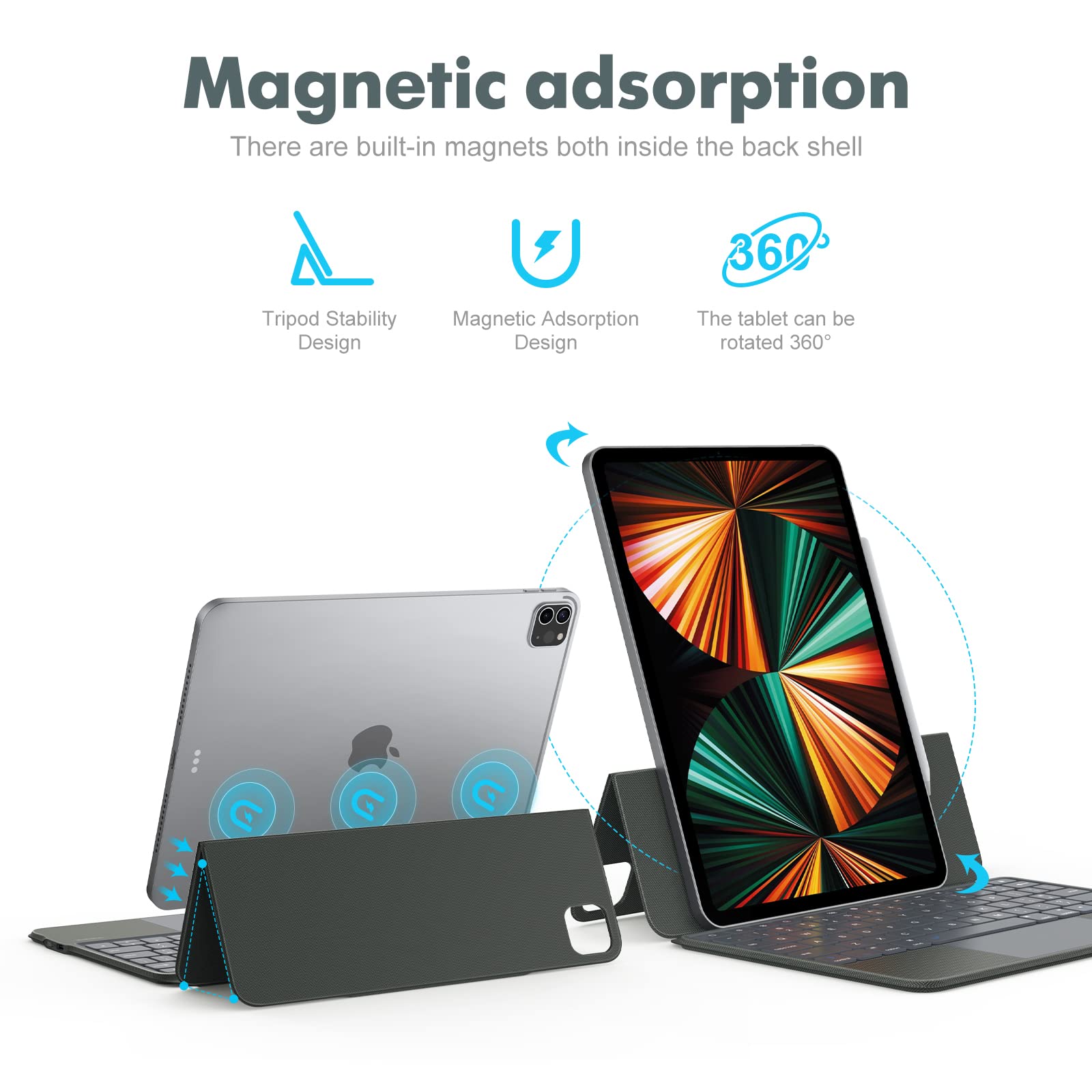 Amazon | iPad Air 第5世代 第4世代ケース キーボード対応 iPad Pro 11